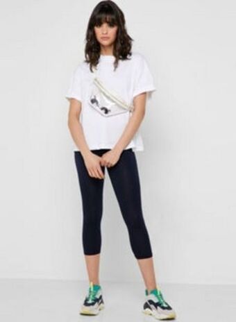 Noon Essential cropped leggings black offer