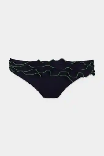 Brands For Less Women textured pattern brazilian briefs, navy offer