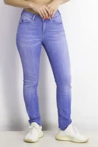Brands For Less Women skinny fit mid rise solid stretchable jeans, blue offer