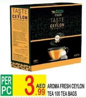 Dream Land Center AROMA FRESH CEYLON TEA100 TEA BAGS offer