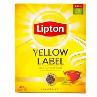 Day To Day Lipton, yellow label, black loose tea, 400grm offer
