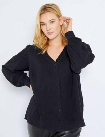 Kiabi Cotton gauze blouse offer