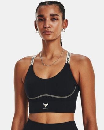 Under Armour Women's project rock infinity mid sports bra offer