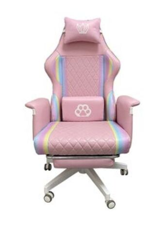 Noon Gaming chair with footrest massage racing office computer ergonomic chair pu reclining video game chair adjustable armrest hi offer