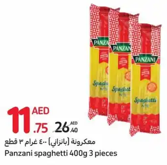 Carrefour Panzani spaghetti 400g 3 pieces offer