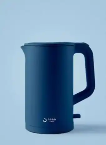 Noon Electric kettle and water boiler - 1.5 liter 1800 w double insulated- navy blue offer