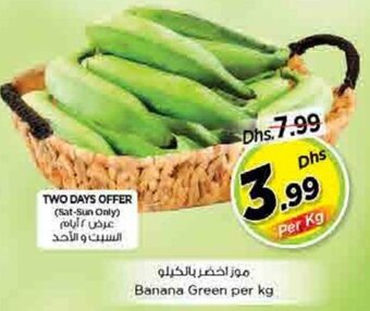 Nesto Banana Green per kg offer