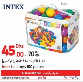 Carrefour Intex ball toys 100 pieces offer