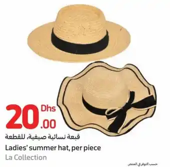 Carrefour Ladies' summer hat, per piece La Collection offer