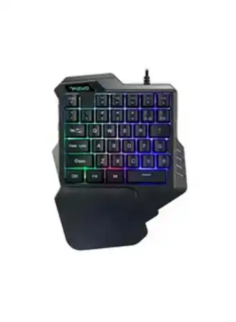 Noon G30 mechanical 35 keys one-hand wired keypad membrane gaming keyboard with led backlight offer