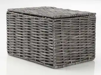 JYSK Storage box caspersen w16xl20xh13cm grey offer