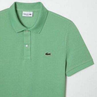 Lacoste Men's slim fit lacoste polo shirt in petit piqué offer