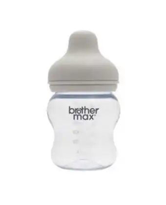 Aster Pharmacy Brother max pp extra wide neck bottle 0-3 months grey 160 ml 1's bm109g offer