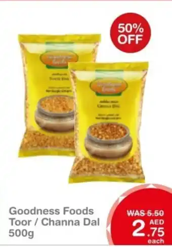 Choithrams Goodness Foods Toor / Channa Dal 500g offer