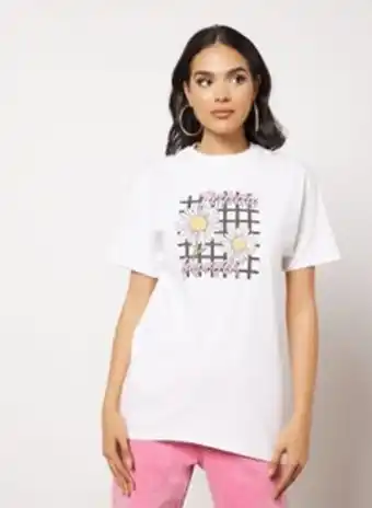 Noon Daisy grid graphic t-shirt offer