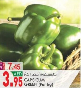 KM Trading CAPSICUM GREEN (Per kg) offer