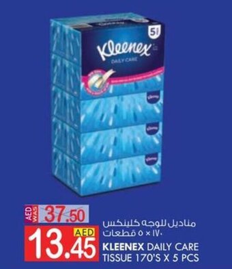 KM Trading KLEENEX DAILY CARE TISSUE 170'S X 5 PCS offer