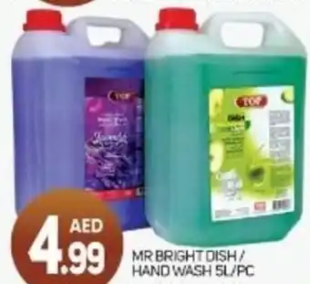 Max Mart MR BRIGHT DISH/ HAND WASH 5L/PC offer
