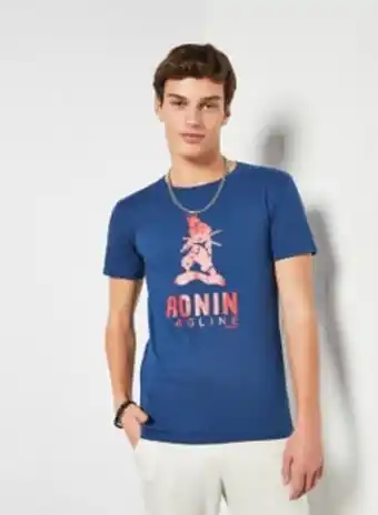 Noon Graphic print t-shirt dark blue offer