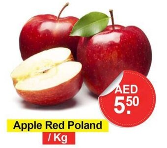 Al Madina Hypermarket Apple Red Poland | / Kg offer