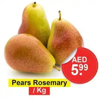 Al Madina Hypermarket Pears Rosemary /Kg offer