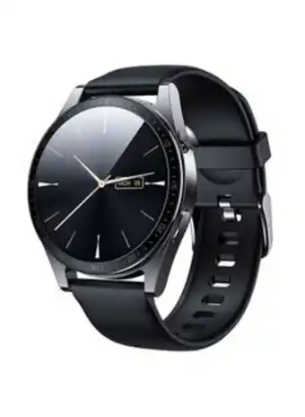 Noon Classic series waterproof ip68 smart watch with leather straps black offer