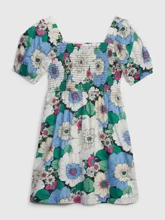 GAP Kids smocked puff sleeve dress offer