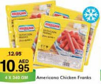 West Zone Supermarket Americana Chicken Franks offer