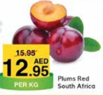 West Zone Supermarket Plums Red South Africa offer