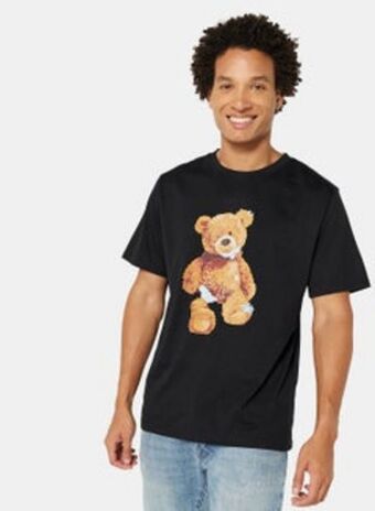 Noon Bear graphic crew neck t-shirt offer