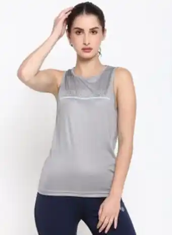 Noon Slogan sports vest grey offer