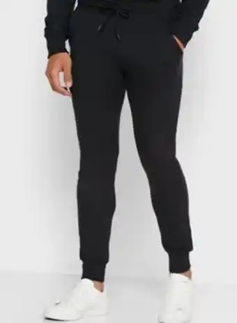 Noon Casual jersey joggers black offer