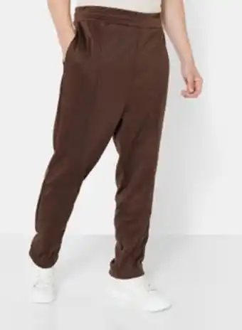 Noon Elastic waist pants brown offer