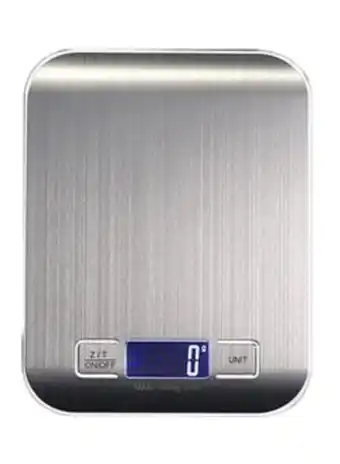Noon Led digital food weighing scale silver 10kg offer