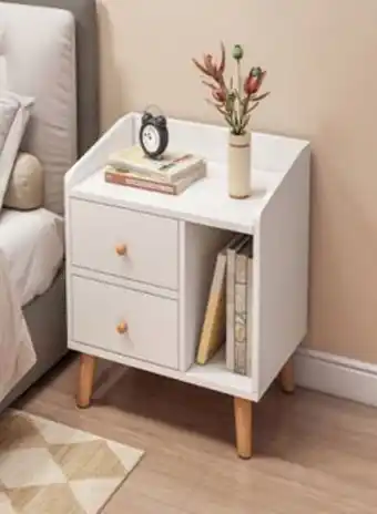 Noon Modern design 2 drawers storage bedside table 43 x 30 x 48 cm offer