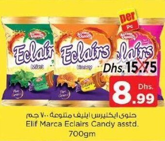 Nesto Elif Marca Eclairs Candy asstd. 700gm offer