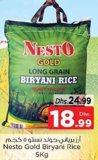 Nesto Nesto Gold Biryani Rice 5Kg offer