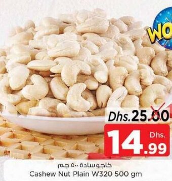 Nesto Cashew Nut Plain W320 500 gm offer