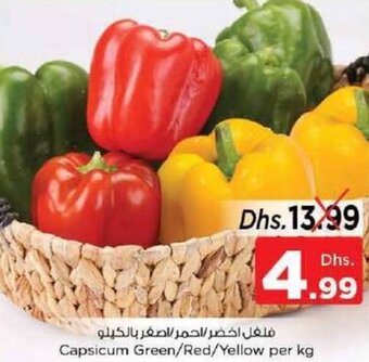 Nesto Capsicum Green/Red/Yellow per kg offer