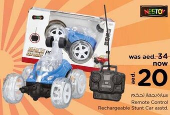 Nesto Remote Control Rechargeable Stunt Car asstd. offer