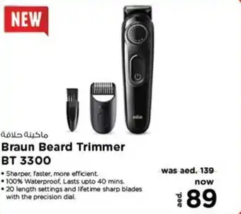 Nesto Braun Beard Trimmer BT 3300 offer