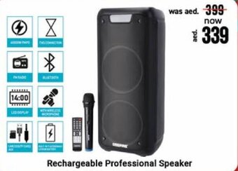 Nesto Rechargeable Professional Speaker offer