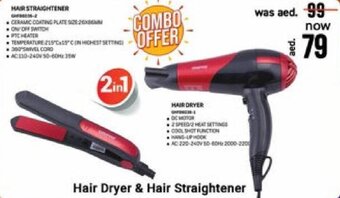 Nesto Hair Dryer & Hair Straightener offer