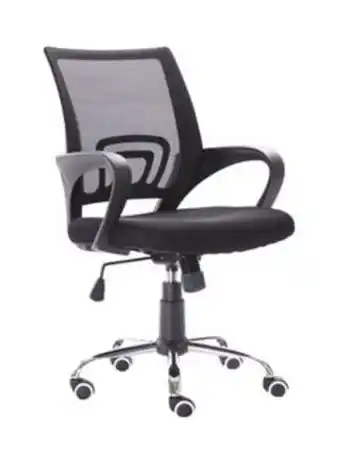 Noon Adjustable swivel office chair black 49x49x70cm offer