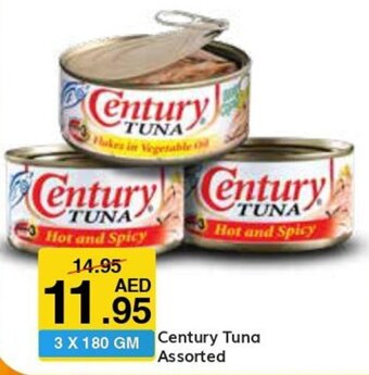 West Zone Supermarket Century Tuna Assorted offer