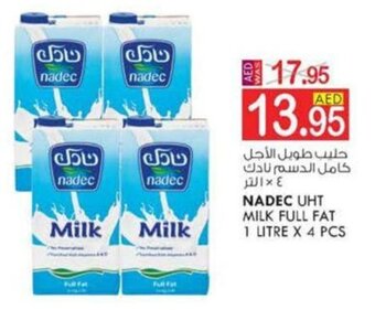 KM Trading NADEC UHT MILK FULL FAT 1 LITRE X 4 PCS offer