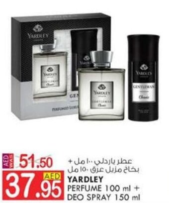 KM Trading YARDLEY PERFUME 100 ml + DEO SPRAY 150 ml offer