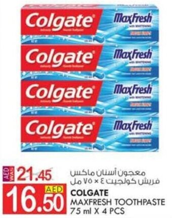 KM Trading COLGATE MAXFRESH TOOTHPASTE 75 ml X 4 PCS offer