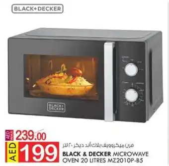 KM Trading BLACK & DECKER MICROWAVE OVEN 20 LITRES MZ201OP-B5 offer