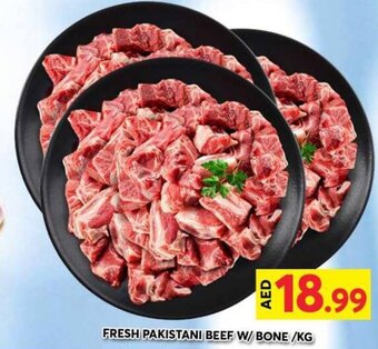 Grand Hyper Market FRESH PAKISTANI BEEF W/ BONE/KG offer